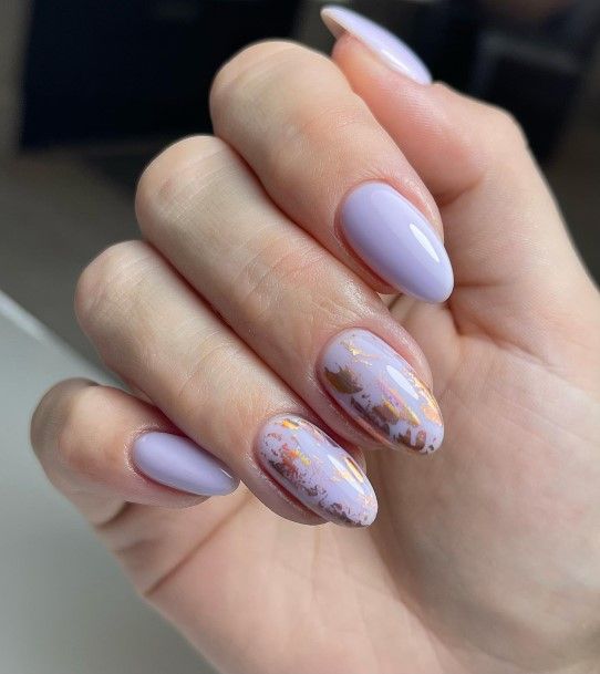 Astonishing Lilac Nail For Girls