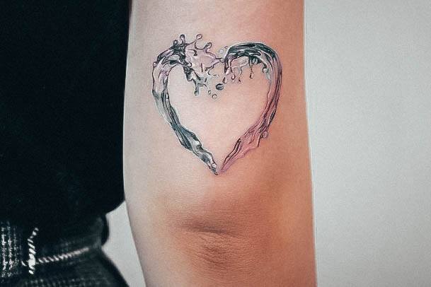 Astonishing Love Tattoo For Girls