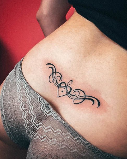 Astonishing Lower Back Tattoo For Girls