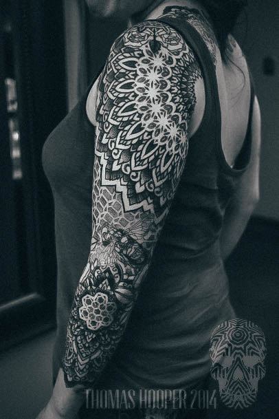 Astonishing Mandala Tattoo For Girls