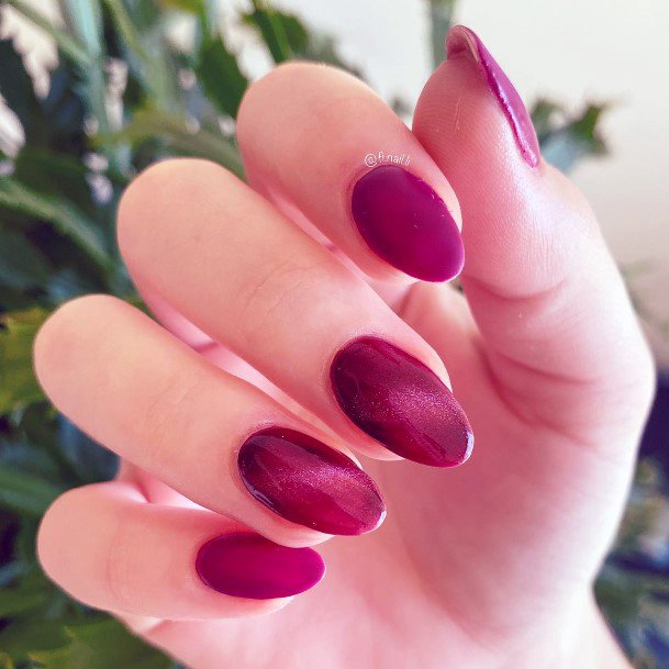 Astonishing Maroon Dress Nail For Girls