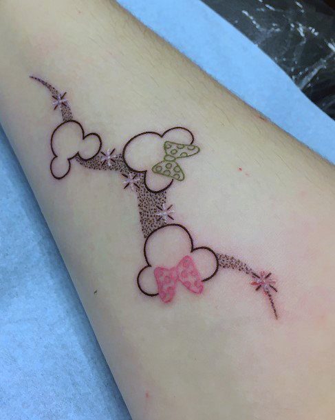 Astonishing Mickey Mouse Tattoo For Girls