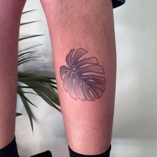 Astonishing Monstera Tattoo For Girls