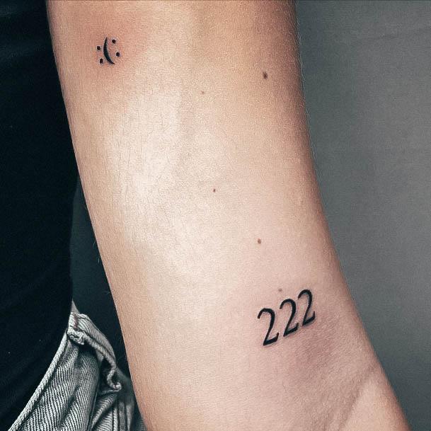 Astonishing Number Tattoo For Girls