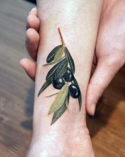 Astonishing Olive Branch Tattoo For Girls