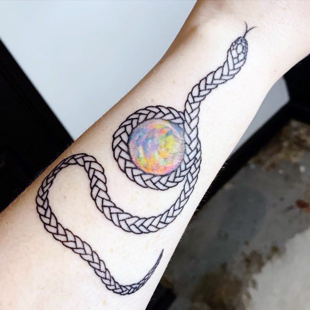 Astonishing Opal Tattoo For Girls