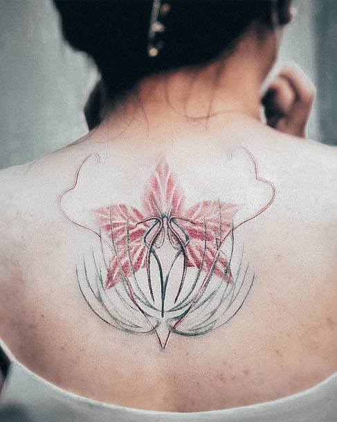 Astonishing Orchid Tattoo For Girls