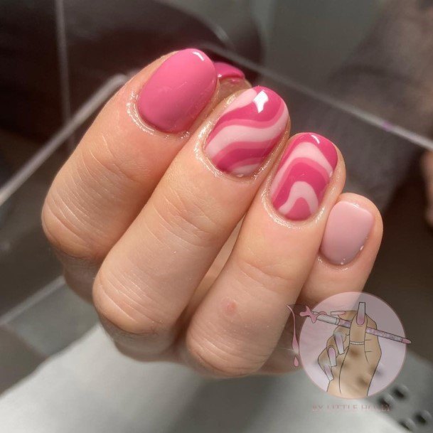 Astonishing Pale Pink Nail For Girls