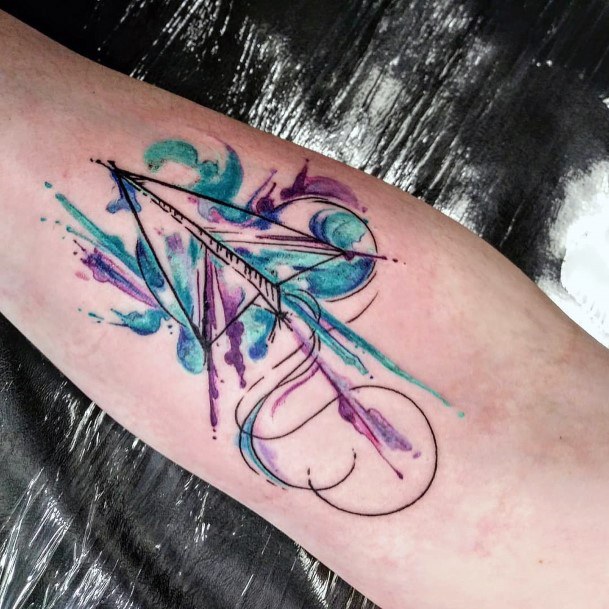 Astonishing Paper Airplane Tattoo For Girls