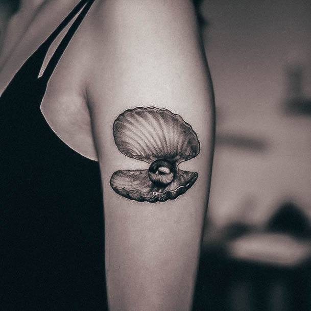 Astonishing Pearl Tattoo For Girls