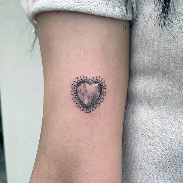 Astonishing Pendant Tattoo For Girls