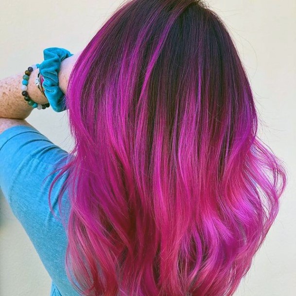 Astonishing Pink Ombre Hairstyles For Girls