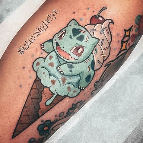 Astonishing Pokemon Tattoo For Girls