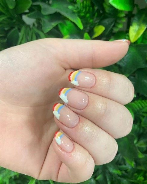 Astonishing Rainbow Nail For Girls