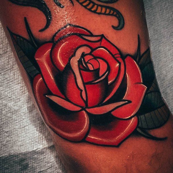 Astonishing Rose Forearm Tattoo For Girls