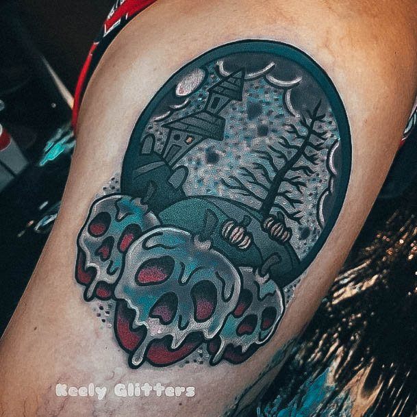 Astonishing Snowglobe Tattoo For Girls