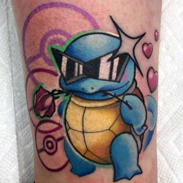 Astonishing Squirtle Tattoo For Girls