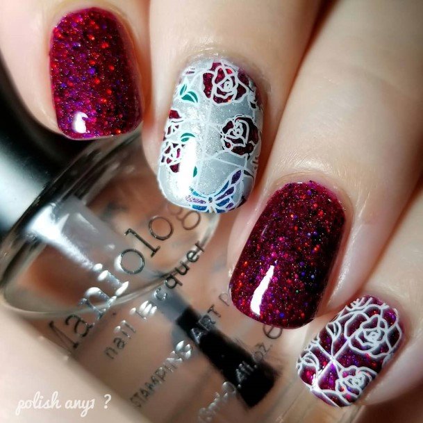 Astonishing Stained Glass Nail For Girls