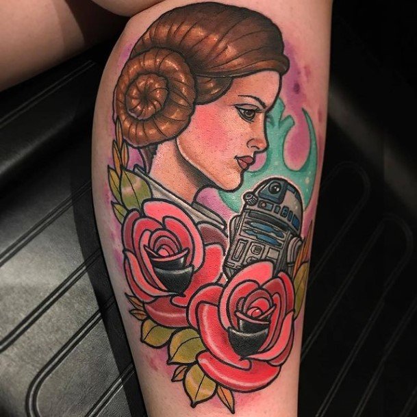 Astonishing Star Wars Tattoo For Girls