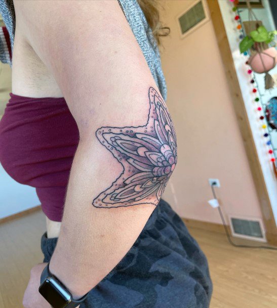 Astonishing Starfish Tattoo For Girls
