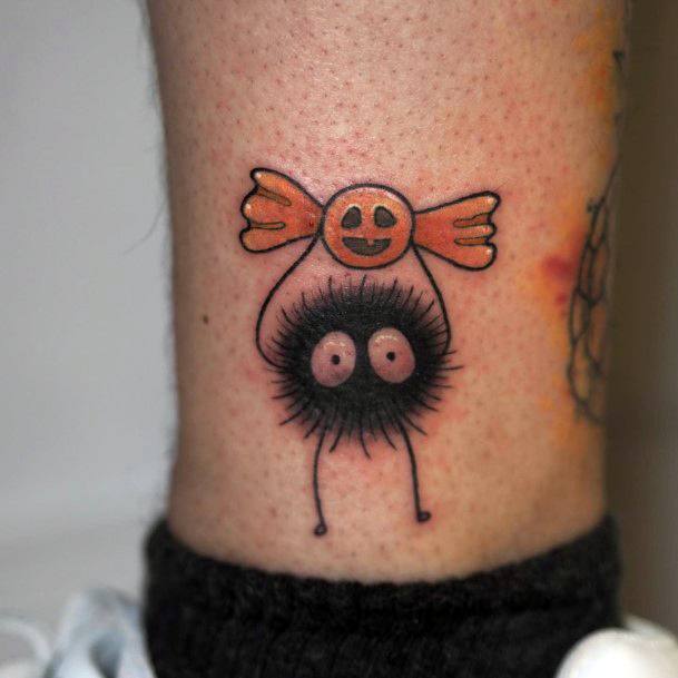 Astonishing Susuwatari Tattoo For Girls