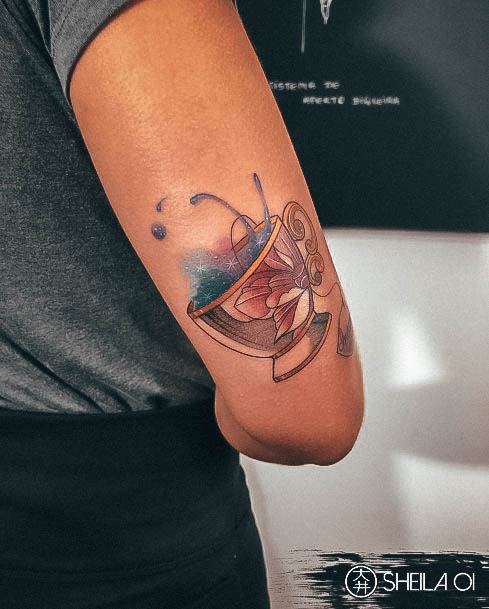 Astonishing Tea Tattoo For Girls