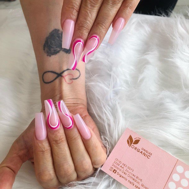 Astonishing Translucent Pink Nail For Girls