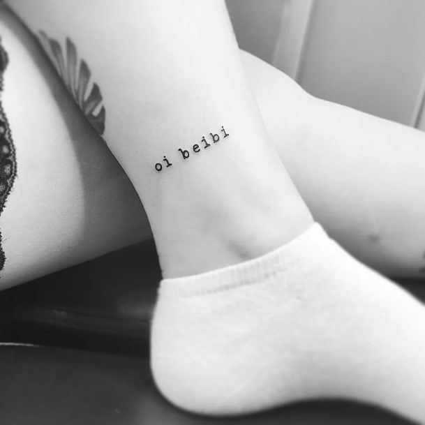 Astonishing Typewriter Tattoo For Girls