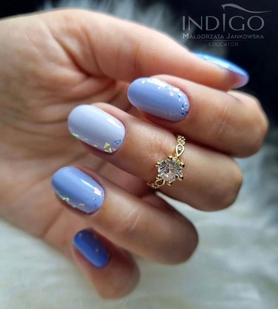 Astonishing Violet Nail For Girls