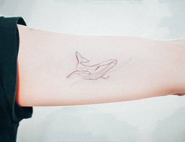 Astonishing Whale Tattoo For Girls