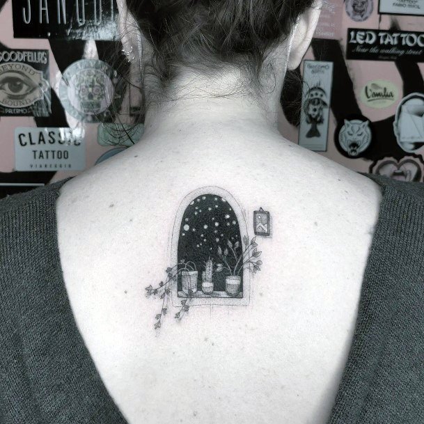 Astonishing Window Tattoo For Girls