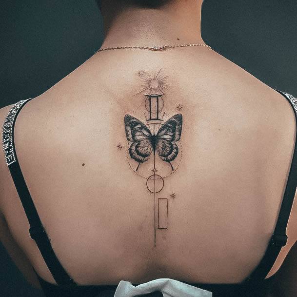 Astrology Awesome Gemini Tattoos For Women Spine Back