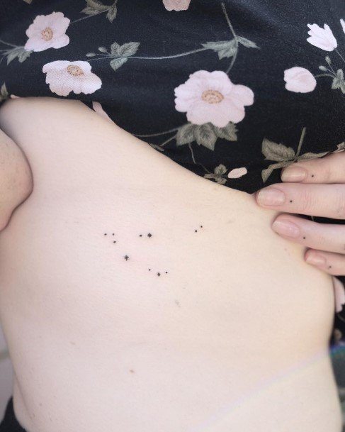 Astrology Capricorn Female Tattoo Designs Ribs