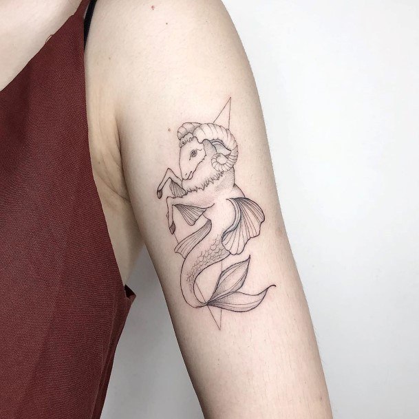 Astrology Girls Glamorous Capricorn Tattoo Inspiration