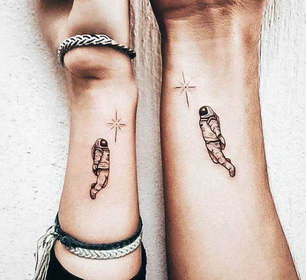 Astronaut Girls Tattoo Ideas