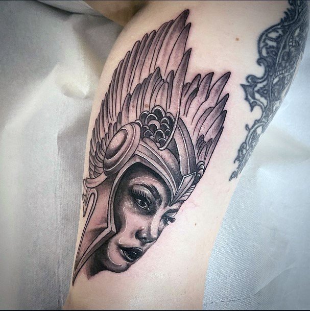 Athena Tattoos Feminine Ideas