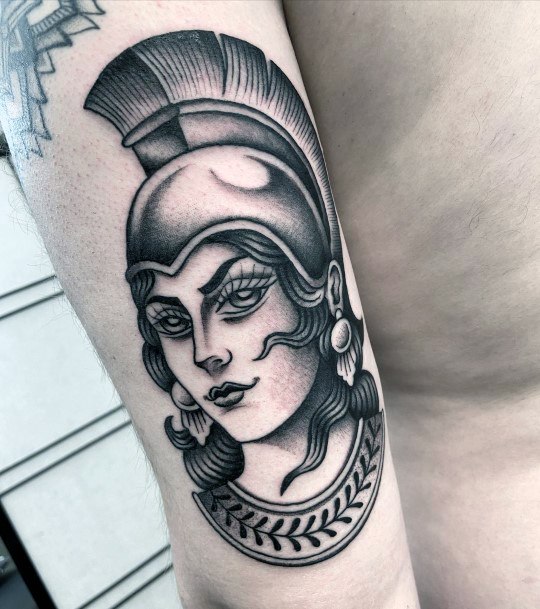 Athena Womens Tattoo Designs