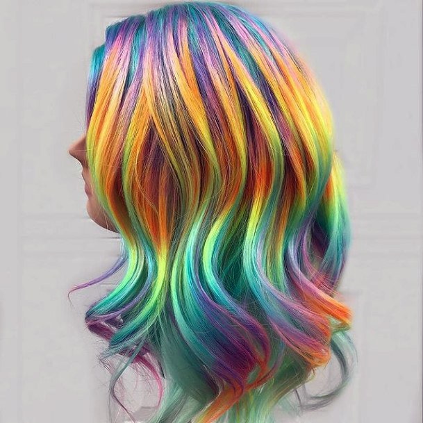 Attractive Girls Hairstyles Dye Colors