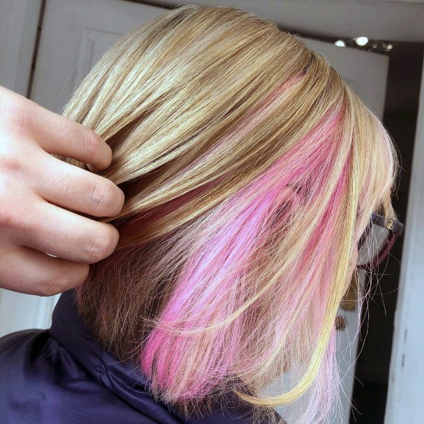 Attractive Girls Hairstyles Pink