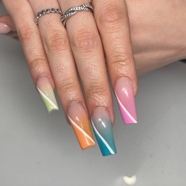 Attractive Girls Nail Abstract