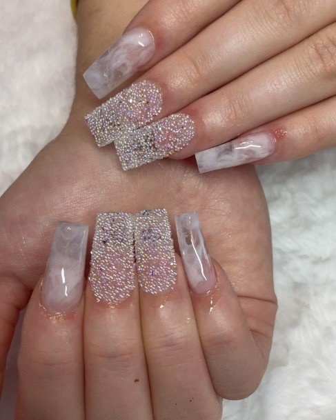 Attractive Girls Nail Caviar