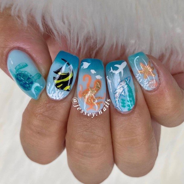 Attractive Girls Nail Fish