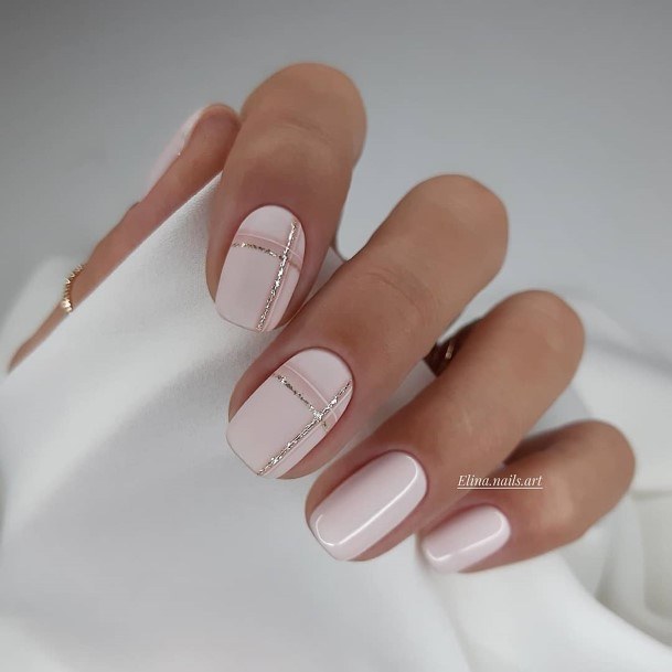Attractive Girls Nail Ivory