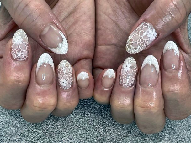 Attractive Girls Nail Lace