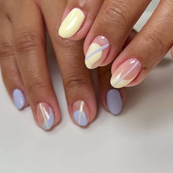 Attractive Girls Nail Pastel