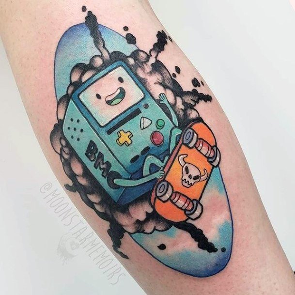 Attractive Girls Tattoo Adventure Time