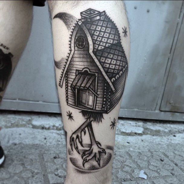 Attractive Girls Tattoo Birdhouse