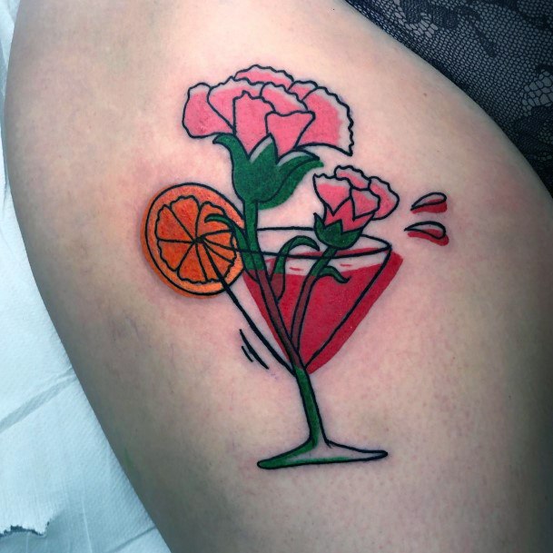 Attractive Girls Tattoo Cocktail