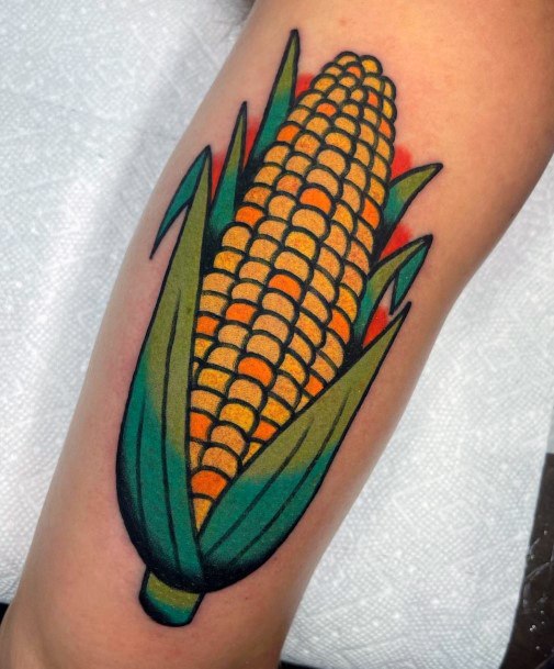 Attractive Girls Tattoo Corn