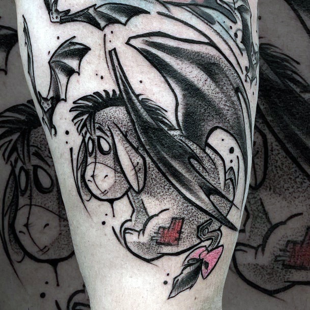 Attractive Girls Tattoo Eeyore